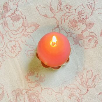 Pink And Orange Egg Shaped Candle, 4 of 5