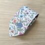 Liberty Neck Tie/Pocket Square/Cuff Link In Florals, thumbnail 6 of 8