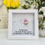 Personalised Sea Swimming Pebble Frame Mother's Day, thumbnail 2 of 10
