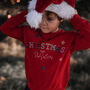 Colourful Christmas Twinning Personalised Jumper, thumbnail 2 of 4