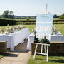 Meadow Wedding Silver Mirrored Table Seating Plan, thumbnail 2 of 3