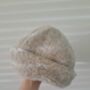 Pure Merino Wool Beanie Hat In Light Grey, thumbnail 4 of 6