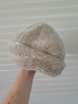 Pure Merino Wool Beanie Hat In Light Grey, 4 of 6