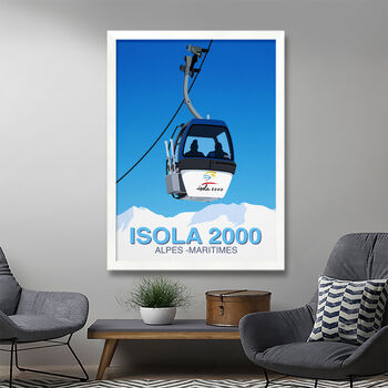 Isola 2000 Ski Resort Poster, 2 of 6