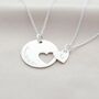 Mother And Daughter Heart Personalised Necklace, thumbnail 5 of 12