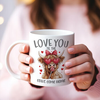 Highland Cow Love Mug, 3 of 5