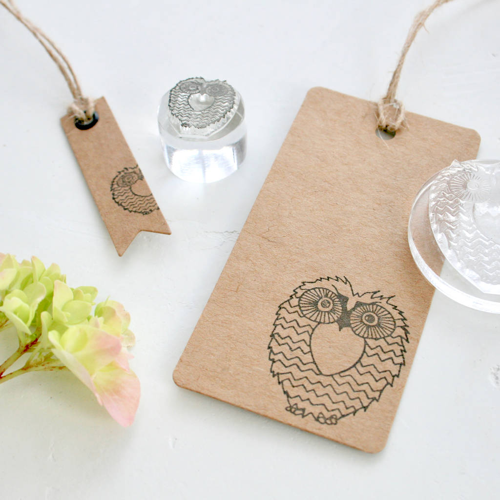 Owl Clear Rubber Stamps By Little Stamp Store