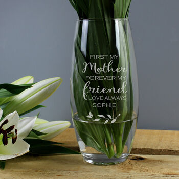 First My Mother Forever My Friend Mothers Day Flowers Vase, 2 of 4