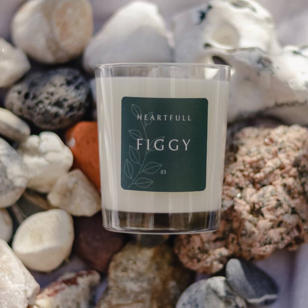 Figgy Fig And Vetiver Natural Wax Candle By Heartfull Ltd