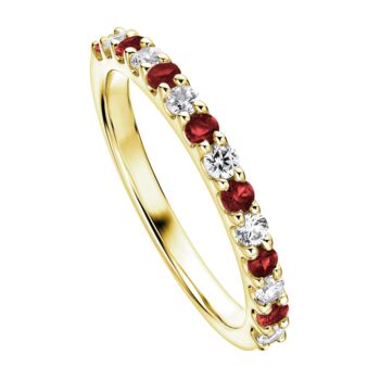 Odette Lab Grown Diamond And Created Gemstones Ring, 2 of 11