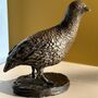 Bronze Partridge Sculpture, 8th Anniversary Gift, thumbnail 7 of 9