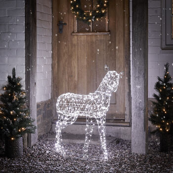 Duchy Doe Dual Colour Micro LED Light Up Reindeer, 3 of 6