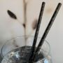 Black Marble Paper Straws Box Of 20 100% Recyclable, thumbnail 2 of 3