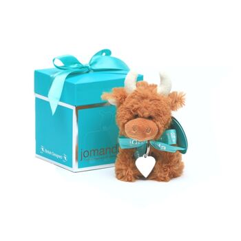 Personalised Scottish Highland Brown Cow, Gift Boxed, 10 of 10