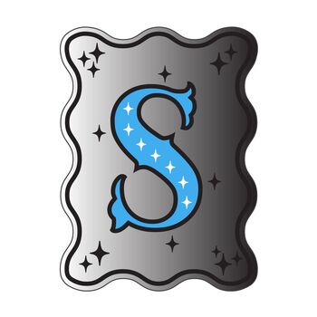 Personalised Initial Wavy Edge Mirror, 4 of 12