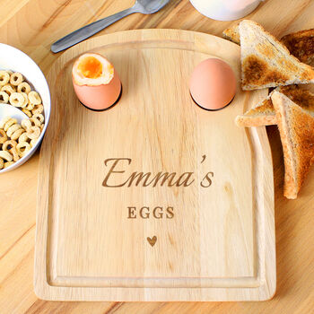 Personalised Egg And Toast Board For Kids, 4 of 4