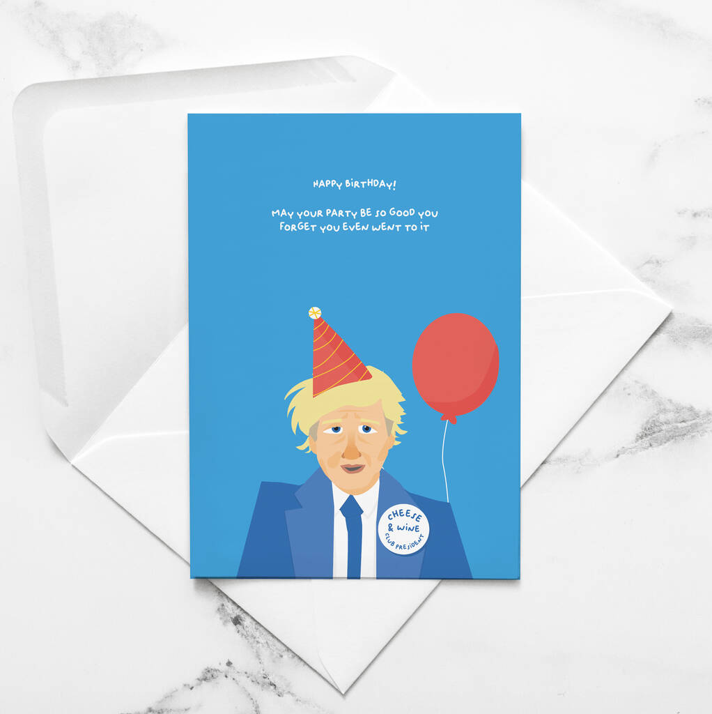 Boris Birthday Card, 1 of 2