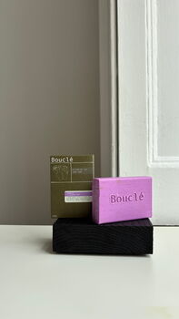Geranium And Lavender Natural Soap Bar With Lavender Flowers, 2 of 5
