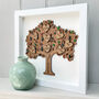 Large Personalised Oak Family Tree Frame Gift, thumbnail 2 of 2