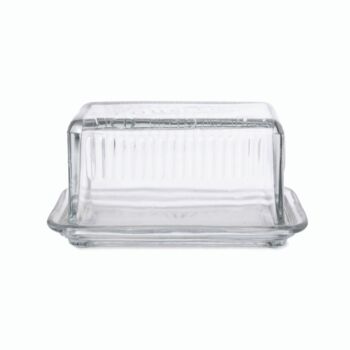 Glass Louella Butter Dish, 3 of 3