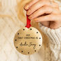 Personalised 'First Christmas As Aunty' Decoration, thumbnail 2 of 6