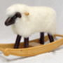 Ivory Fleece Rocking Lamb, thumbnail 2 of 3