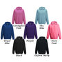 Girls Personalised Horse Riding Hoodie For Activities, thumbnail 2 of 12