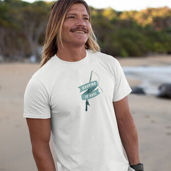 'Keeping It Reel' T Shirt For Fishing Lovers, 3 of 6