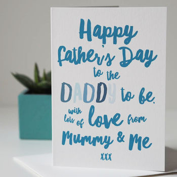 Daddy To Be Father's Day Card, 3 of 3