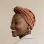 Satin Lined Pre Knotted Headwrap 'Gifts For Her', thumbnail 6 of 7