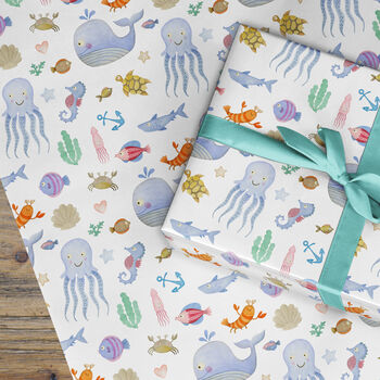 Under The Sea Wrapping Paper Rolls Or Folded, 2 of 3