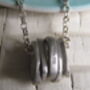 Infinity Five Ovals Stacks Necklace, thumbnail 4 of 5