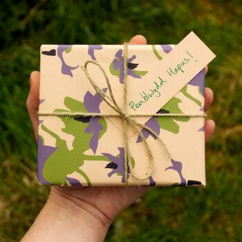 Botanical Design Recycled Gift Wrapping Paper, 5 of 5