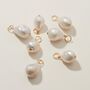 Pearl Necklace Sterling Silver Or Gold Vermeil Plate, thumbnail 2 of 6