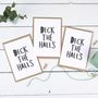 Deck The Halls Christmas Card Pack, thumbnail 2 of 3