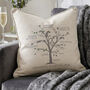 Personalised Diamond Anniversary Family Tree Cushion, thumbnail 1 of 6