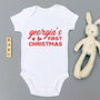 Personalised Baby First Christmas Babygrow, thumbnail 1 of 2