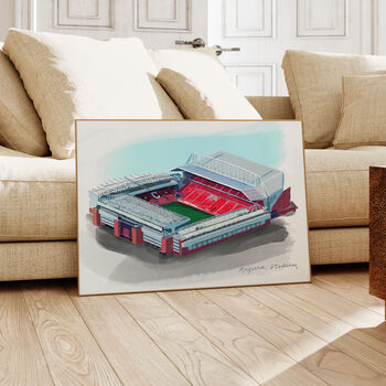 Anfield Liverpool Football Stadium Art Print, 2 of 3