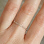 Barleycorn Chain Ring In Sterling Silver, thumbnail 2 of 3