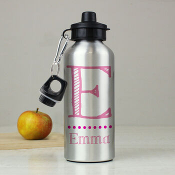 Personalised Girls Pink Drinks Bottle, 2 of 4