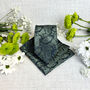 Navy And Sage Paisley Wedding Tie Set, thumbnail 5 of 6