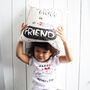 'My Mum Is My Best Friend' Cushion Cover, thumbnail 2 of 4