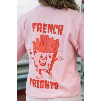 French Frights Women's Slogan Sweatshirt, 4 of 6