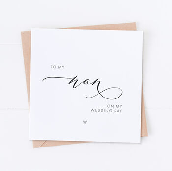Grandpa On The Day Wedding Card, 3 of 8