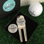 Personalised 'Best Grandad Ever' Golf Tool Marker Set, thumbnail 1 of 1