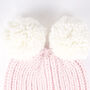 Pompom Hat Baby Knitting Kit, thumbnail 4 of 9
