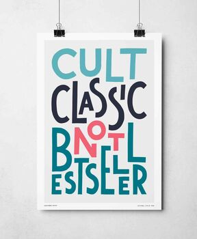 Cult Classic Not Bestseller Print, 3 of 8