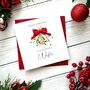 Wonderful Wife Mistletoe Christmas Card, thumbnail 4 of 5