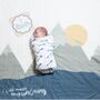 Mountain Swaddle With Milestone Cards Baby Gift Set, thumbnail 3 of 7