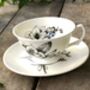 Freesia And Orange Blossom Fine China Cup And Saucer, thumbnail 4 of 9